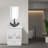 Analyz 24'' Single Bathroom Vanity with Manufactured Wood Top-901091166-818616690