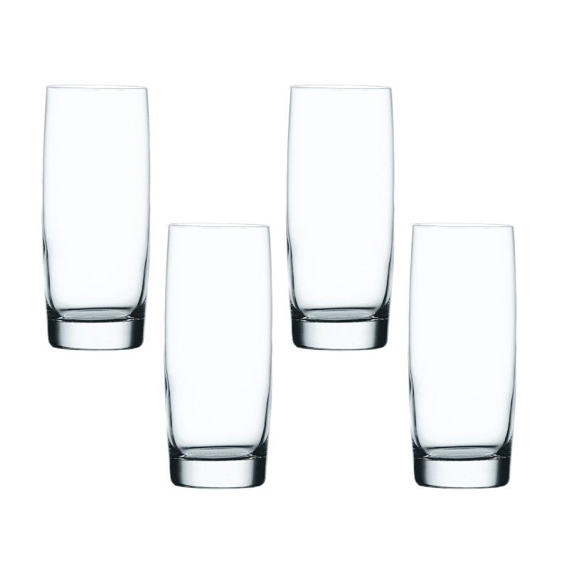 14 verres à boisson longue 14 oz, ensemble de 4