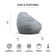 Big Joe Large Teardrop Foam Filled Bean Bag Chair with Soft Removable Cover