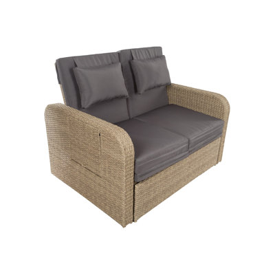 Kailua 160 cm Long Double Chaise with Cushions