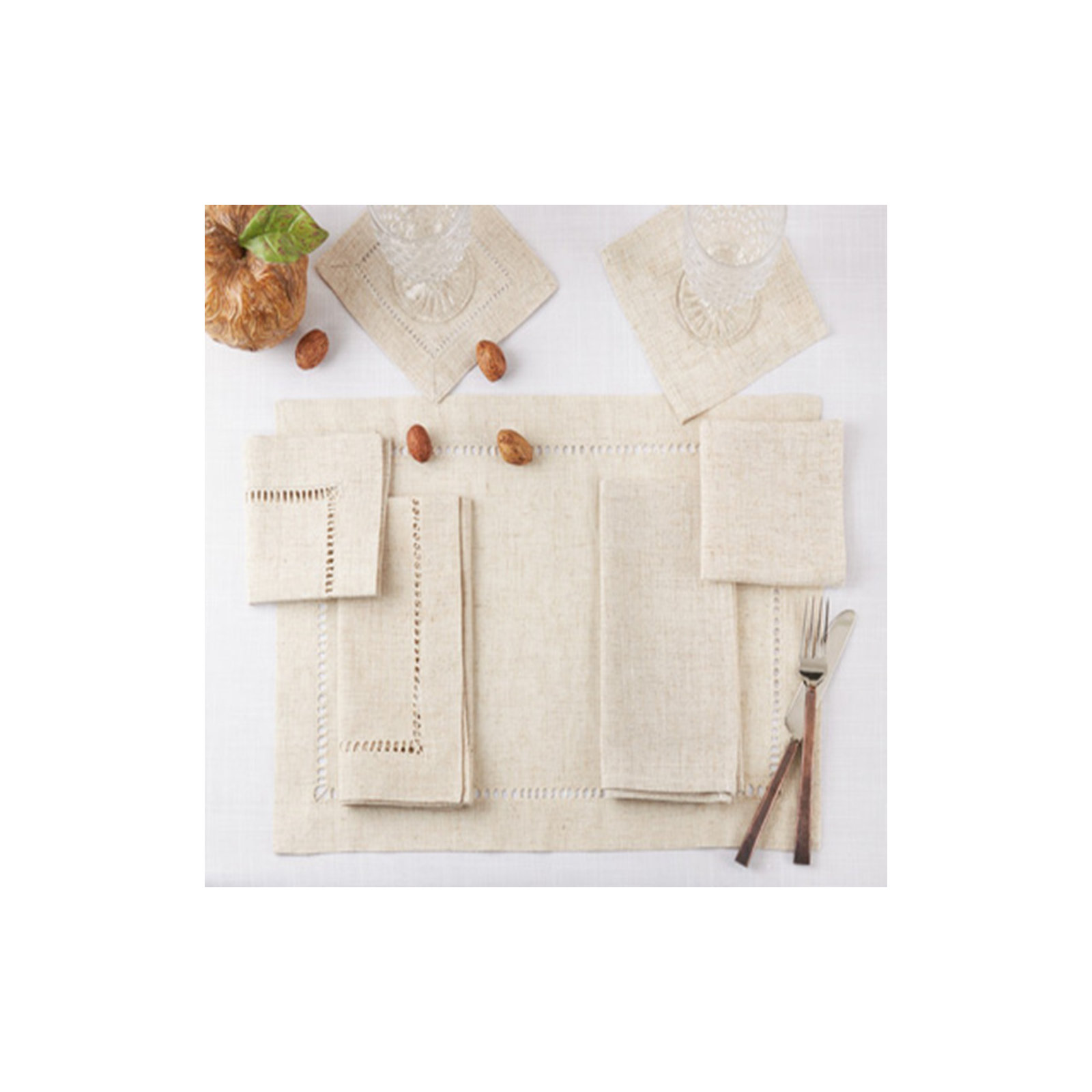Cowen 20" Napkin, Natural, 20" Square