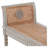  Castlewood Greige Mahogany Cane Bench