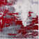 Tapis abstrait rouge