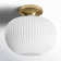 Collina Glass Semi Flush Mount