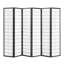 Wallaston 270cm W x 180cm H 6-Panel Solid Wood Folding Room Divider Screen-1695913985