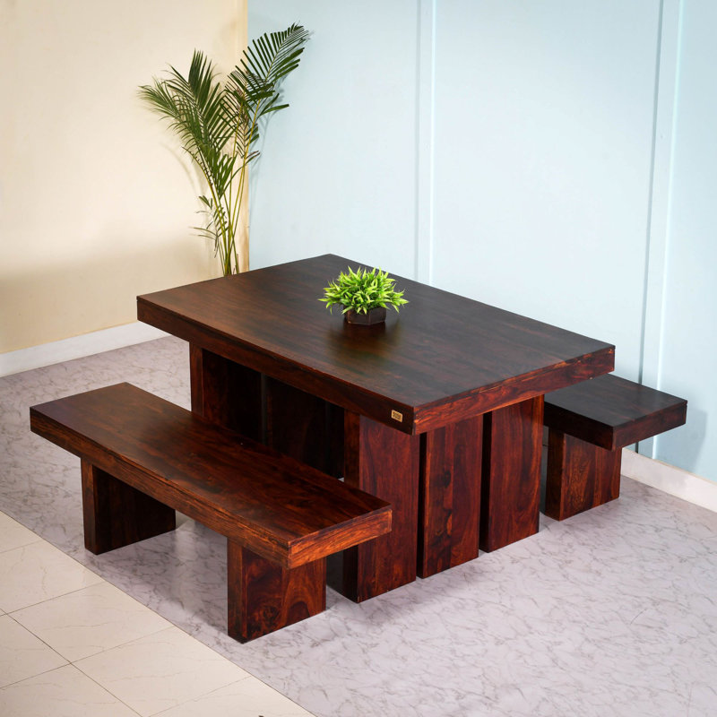 6 - Person Solid Wood Dining Set