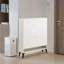 Armoire à chaussures autoportante polyvalente avec deux tiroirs rabattables-1753936824