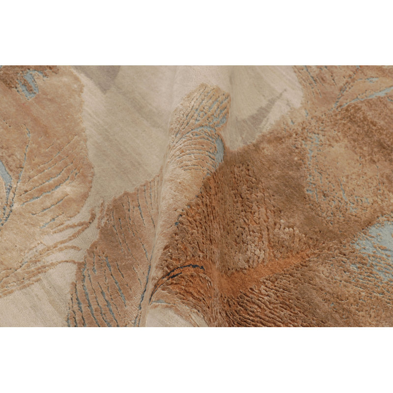 Modern One-of-a-Kind 9'0X12'0 Hand Knotted Area Rug
