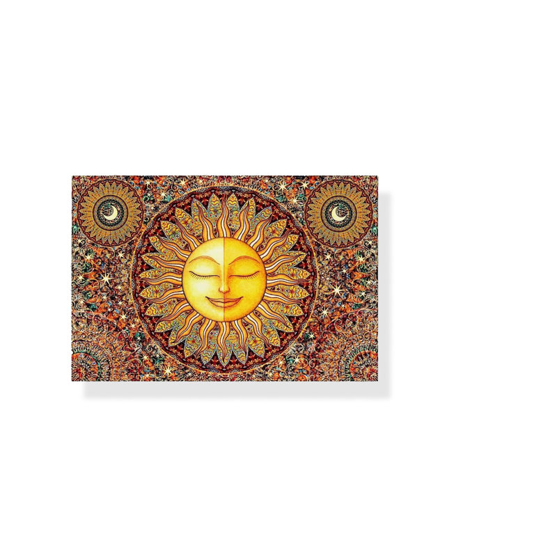 Sun & Celestial Mandala Indoor/Outdoor Area Rug
