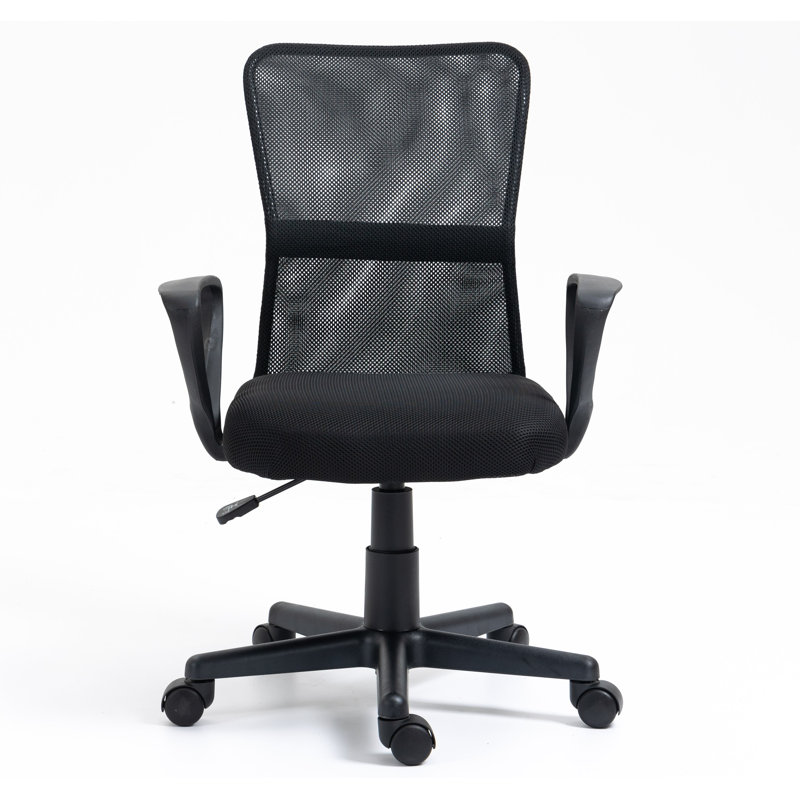 Chaise de bureau Soriano, Noir, noir, noir, noir