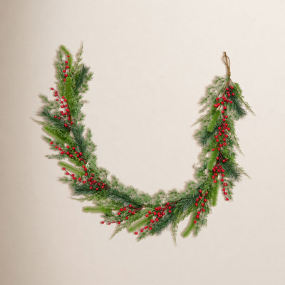 72" Pine and Berry Christmas Garland