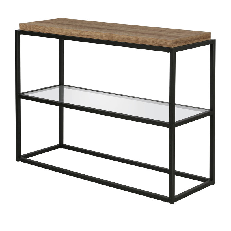 Console Table, Rustic Oak