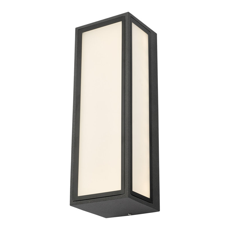 Bodrogi Grey 25cm H Integrated LED Outdoor Wall Lantern