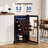 Simzlife 20-inch Wide 3.2 Cubic 30-bottle Wine Refrigerator, Freestanding Design, Suitable for Red Wine, White Wine and Champagne, With Temperature Control-131455522
