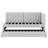 Twin Size Upholstered Daybed, Linen Fabric Sofa Bed With Trundle For Bedroom, Wood Slat Support, No Box Spring Needed-1458095641
