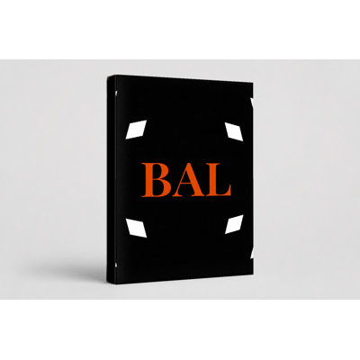 «Baltimore Baseball City Colors Luxury Monogram», blanc, orange, noir, toile, art mural