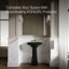 Cimarron® Vitreous China 23" Pedestal Bathroom Sink with Overflow-10940905-19195632