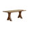 Simple And Light Luxury Rectangular Dining Table Walnut Solid Wood Dining Table