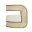 Fauteuil demi-tonneau Elloise
