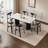 French retro simple rectangular dining table set-102710101