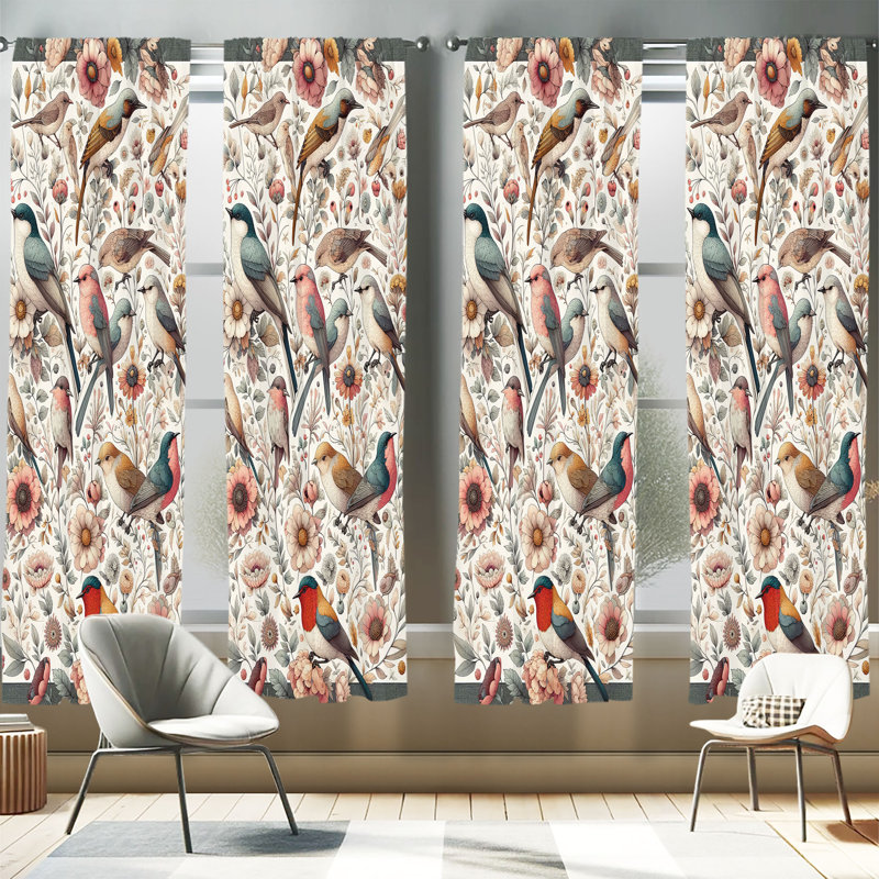 Semi Sheer Curtain, 56" W x 84" L