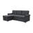 Meriline Upholstered L-Shaped Sectional Left Hand Facing-472722449