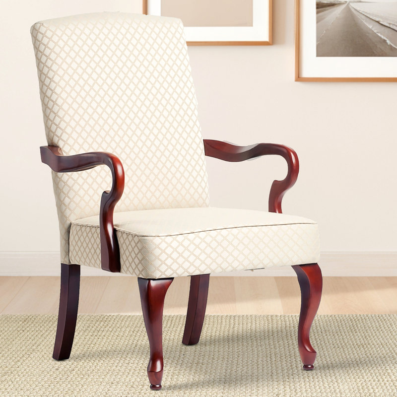 Chaise avec accoudoirs, Beige