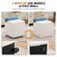 Tabouret avec rangement 18 "avec compartiment caché-575974656
