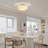 Modern Glass Flush Mount Ceiling Light for Entrance Hall-1987932797