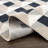 Gradislava NUE100A Square Grid Pattern Cream Black Area Rug-69295670