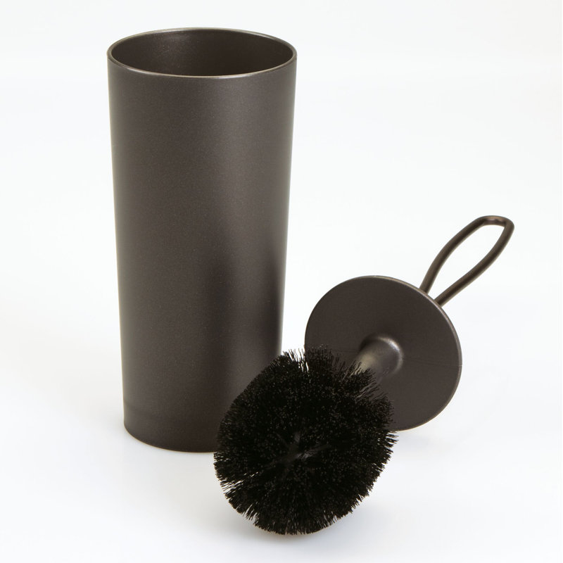 Bronze Steel Toilet Brush Holder with Loop Handle