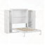 Lit escamotable double avec 2 armoires et tablette de rangement, plateforme pliable multifonctionnelle pour chambre d'amis, chambre à coucher-371261969