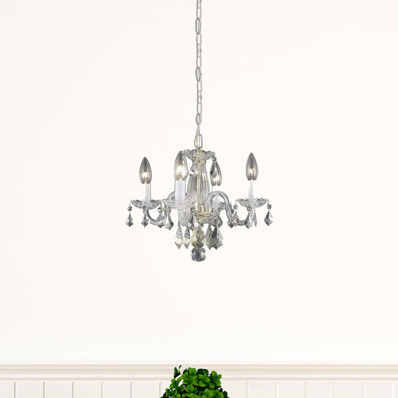 Duska 4 - Light Chandelier, Gold