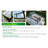 8x10 Ft Greenhouse For Outdoors, Polycarbonate Green House With Adjustable Roof Vent And Rain Gutter, Aluminum Large Walk-in Greenhouse With Quick Setup Structure For Outside Garden Backyard Patio