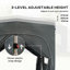 3x3m Pop-Up Gazebo Shelter with Accessories Dark Grey-135726315-135726313