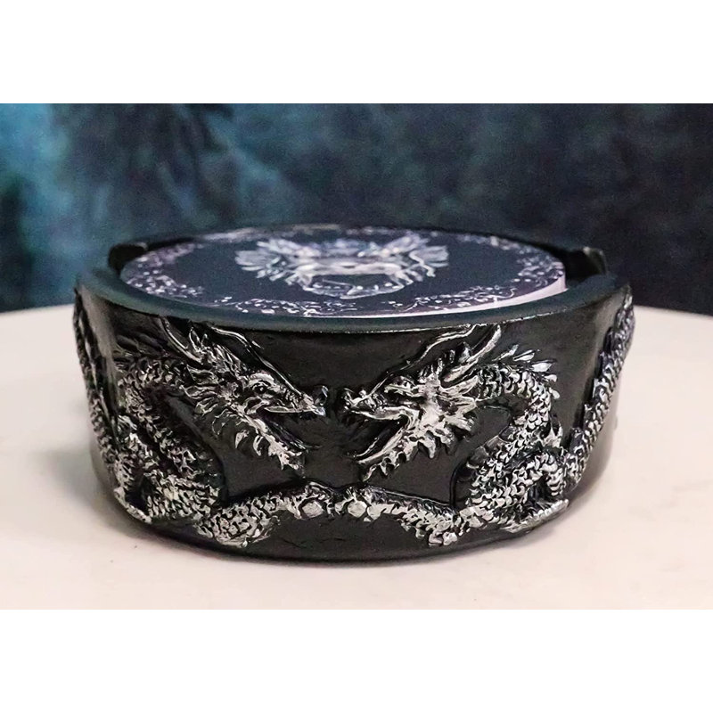 Ensemble de sous-verres Harolyn avec support