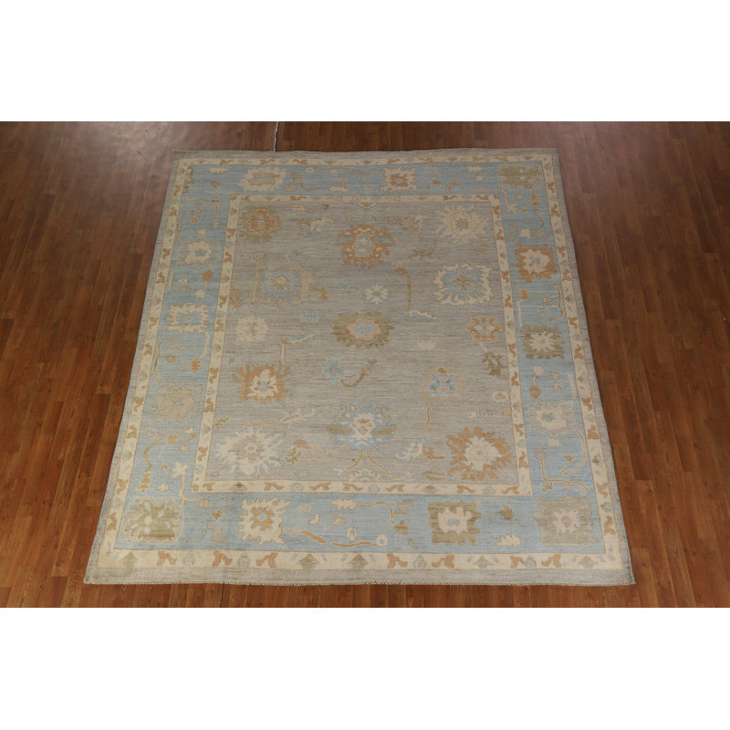 Vegetable Dye Oushak Turkish Area Rug