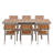 FlexiDine Extendable Patio Dining Set With Six Chairs and Weather-Resistant Materials-115694797