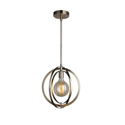 Luminaire sphère suspendu 1 lumières simple Heatherly