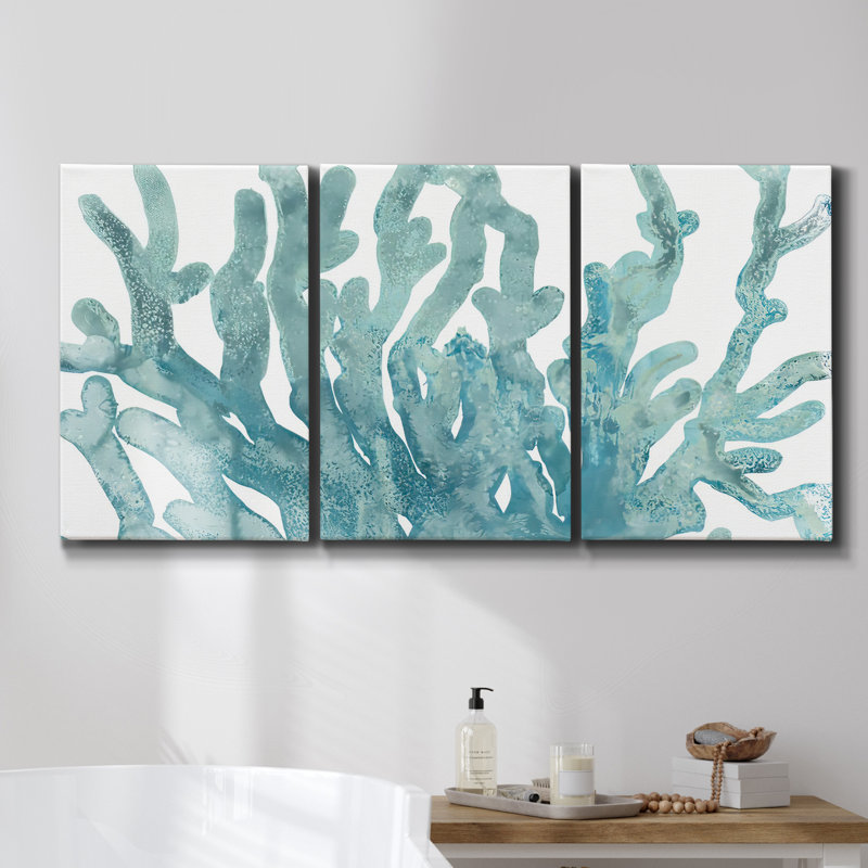 «Drift II», reproduction sur toile 3 pièces, H 36 po x l 72 po x P 2 po