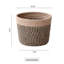 Panier de rangement naturel à tissage croisé-663487589