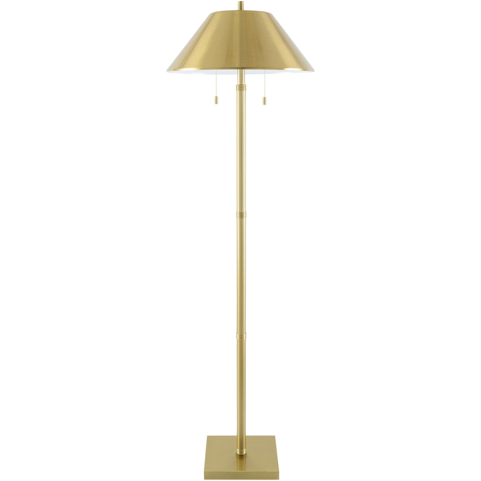 63" Floor Lamp, Gold