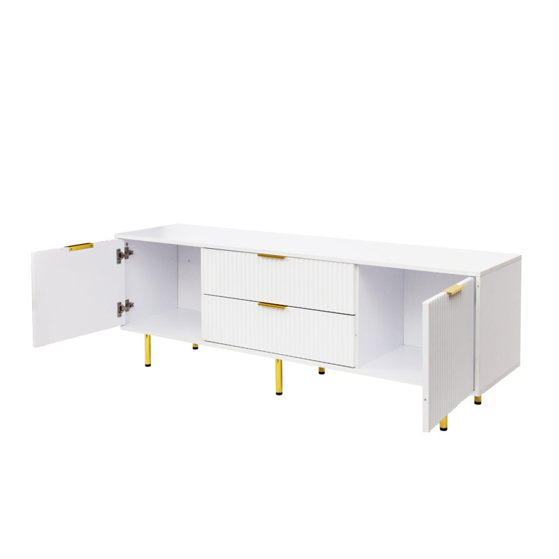Meuble télé avec tiroir et armoire