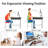 Monitor Stand Riser,Wood & Acrylic Computer Monitor Stand With LED Light,Desk Accessories Desktop Organizer Stand For Computer,Laptop,Printer,PC & TV Screen Riser