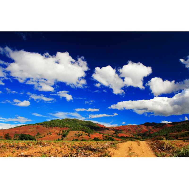 Belfonte Blue Sky And Mountain - Wrapped Canvas Print, 20cm H x 30cm W x 3.8cm D