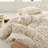Nayoroom 3 Pieces Botanical Floral Beige Pink Flower Floral Comforter Set Vintage Style Soft Cotton Garden Floral Aesthetic Bedding Set-111329405
