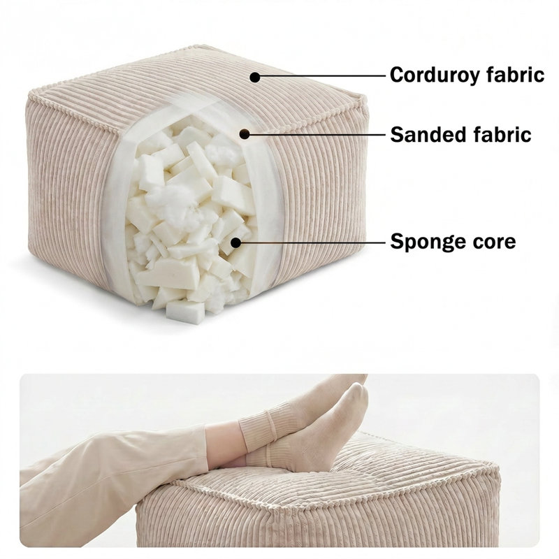 Corduroy Bean Bag Set
