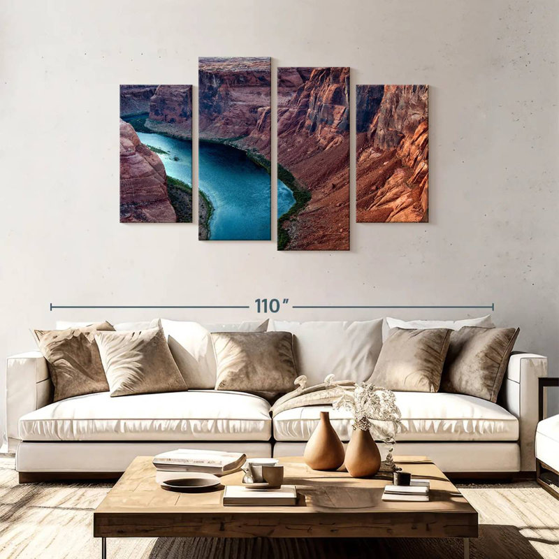 Rivière Alvord dans le Grand Canyon, H 48 po x l 75 po