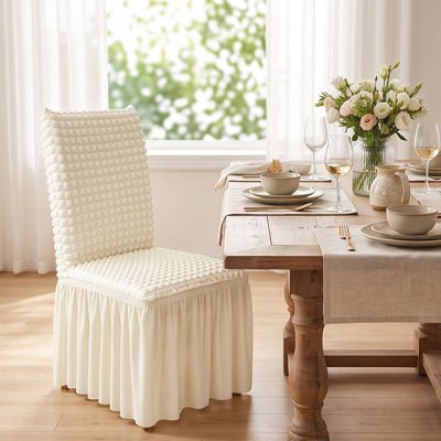 seat cover Removable And Washable Chair Cover Easys To Install And Clean Stretch Chair Cover Suitable For Home Kitchen Banquet Hotel Chair Cover