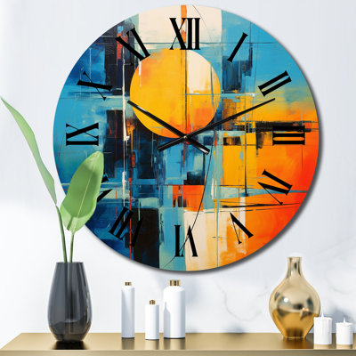 Horloge murale Mid-Century